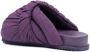 YUME gathered-padded slippers Purple - Thumbnail 3