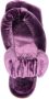YUME Love Heel 120mm velvet sandals Purple - Thumbnail 4