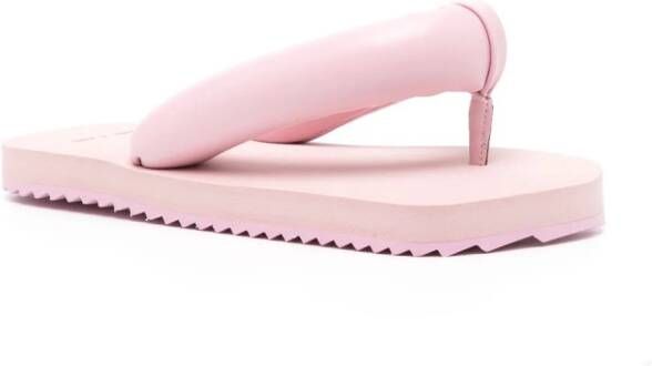YUME Suki padded flip flops Pink