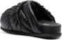 YUME Tent shirred-strap sandals Black - Thumbnail 3