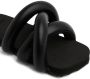 YUME Tyre crossover-strap sandals Black - Thumbnail 2