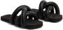 YUME Tyre crossover-strap sandals Black - Thumbnail 4