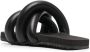 YUME Tyre crossover-strap sandals Black - Thumbnail 3