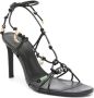 Zadig&Voltaire Alana 105mm leather sandals Black - Thumbnail 2