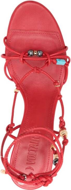 Zadig&Voltaire Alana 105mm leather sandals Red