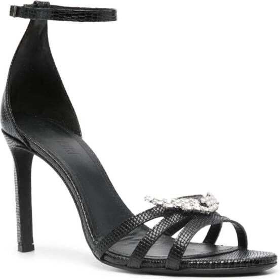 Zadig&Voltaire Amee Wing Court 90mm leather sandals Black