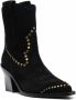 Zadig&Voltaire Cara pointed suede boots Black - Thumbnail 2