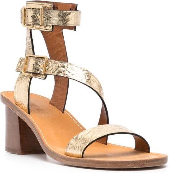 Zadig&Voltaire Cecilia Caprese 60mm sandals Gold