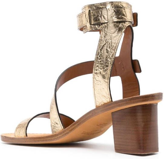 Zadig&Voltaire Cecilia Caprese 60mm sandals Gold