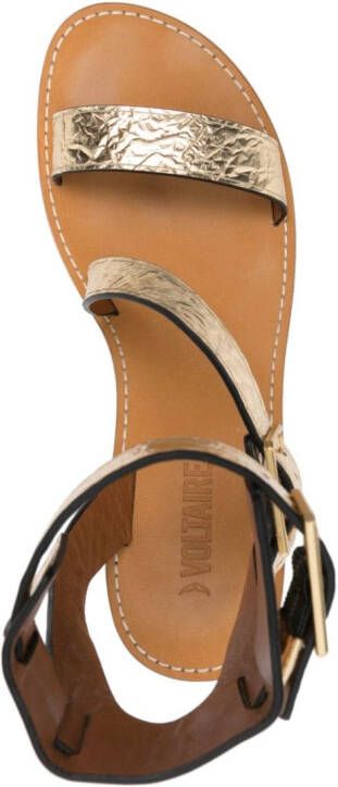 Zadig&Voltaire Cecilia Caprese 60mm sandals Gold