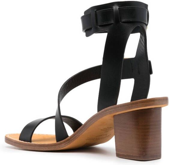 Zadig&Voltaire Cecilia Caprese 70mm leather sandals Black