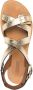 Zadig&Voltaire Cecilia Caprese crinkled-finish sandals Gold - Thumbnail 4