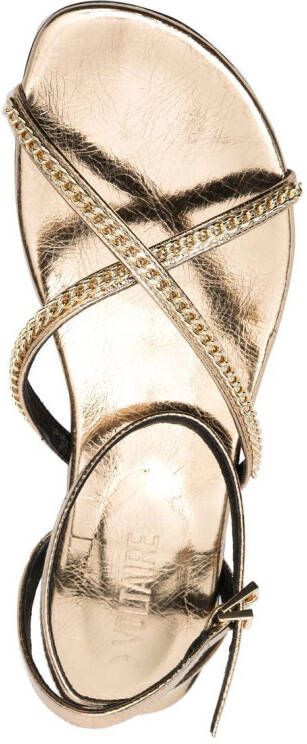 Zadig&Voltaire chain-link detail sandals Gold