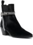 Zadig&Voltaire crystal-embellished 70mm velvet boots Black - Thumbnail 2