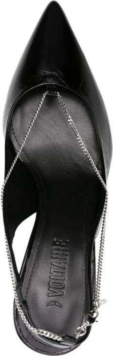 Zadig&Voltaire First Night 60mm slingback pumps Black