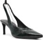 Zadig&Voltaire First Night Court 68mm leather pumps Green - Thumbnail 2