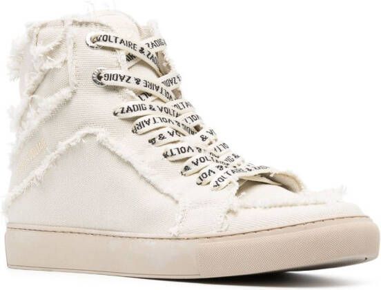 Zadig&Voltaire Flash hi-top sneakers Neutrals