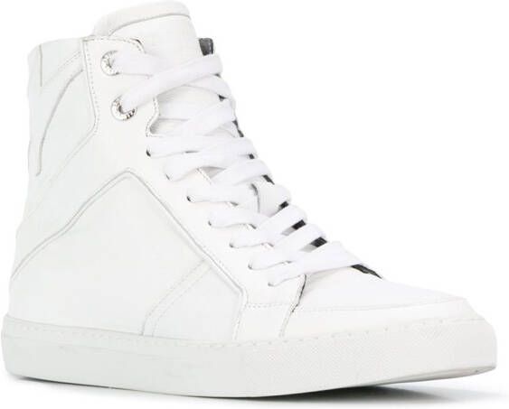 Zadig&Voltaire High Flash lace-up sneakers White