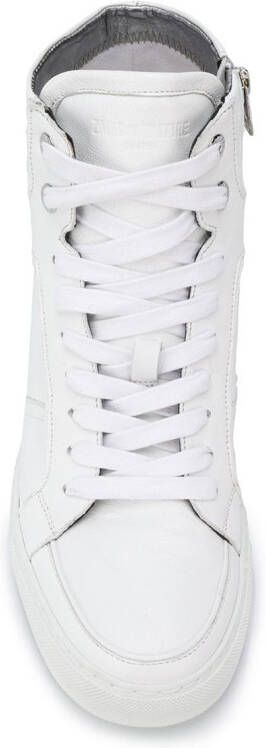 Zadig&Voltaire High Flash lace-up sneakers White