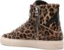 Zadig&Voltaire High Flash leopard-print high-top sneakers Brown - Thumbnail 3