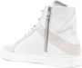 Zadig&Voltaire High Flash panelled leather sneakers White - Thumbnail 3