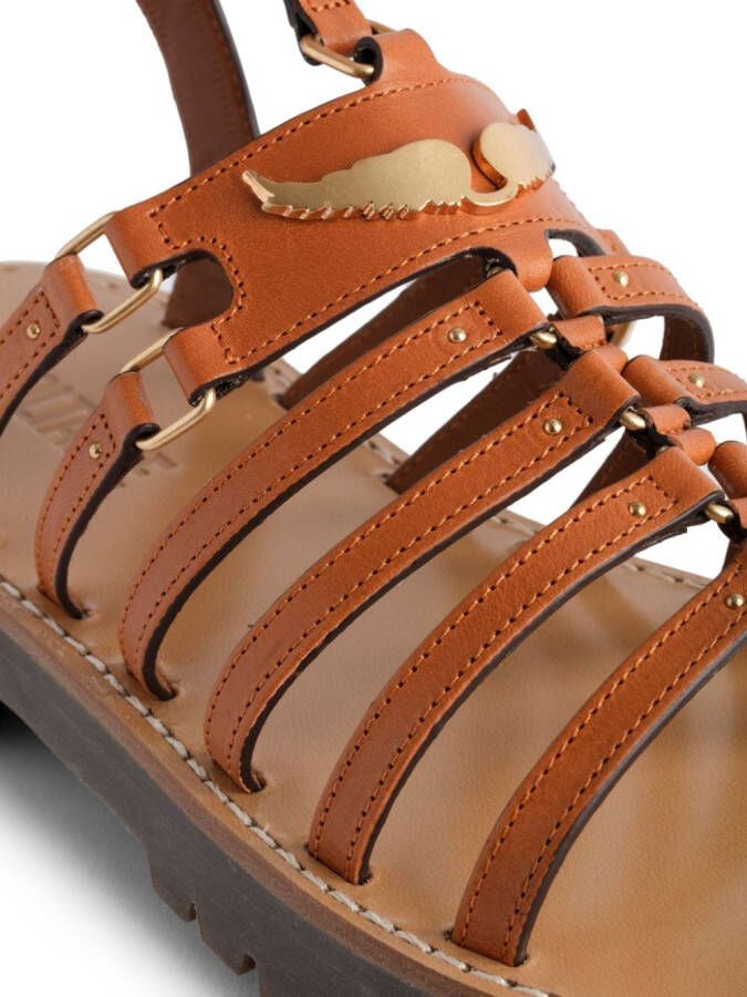 Zadig&Voltaire Joe leather sandals Brown