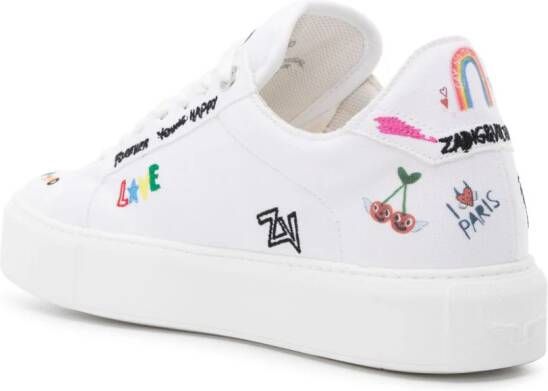 Zadig&Voltaire La Flash flatform sneakers White
