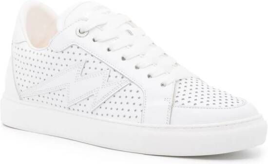 Zadig&Voltaire La Flash leather sneakers White