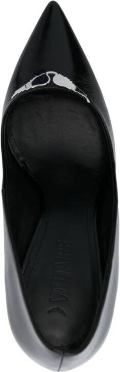 Zadig&Voltaire Perfect Vintage 100mm leather pumps Black