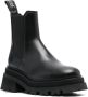 Zadig&Voltaire round-toe leather ankle boots Black - Thumbnail 2