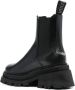 Zadig&Voltaire round-toe leather ankle boots Black - Thumbnail 3