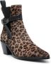 Zadig&Voltaire Tyler 60mm leopard-print ankle boots Brown - Thumbnail 2