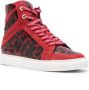 Zadig&Voltaire ZV1747 High Flash panelled sneakers Red - Thumbnail 2
