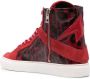 Zadig&Voltaire ZV1747 High Flash panelled sneakers Red - Thumbnail 3
