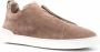 Zegna Triple Stitch slip-on sneakers Brown - Thumbnail 2