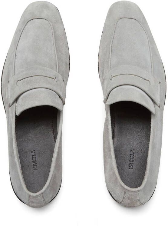 Zegna L'Asola suede loafers Grey