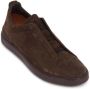 Zegna low-top suede sneakers Brown - Thumbnail 2