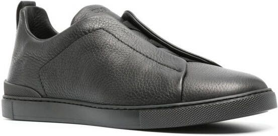 Zegna Triple Stitch low-top sneakers Black