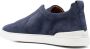 Zegna slip-on suede sneakers Blue - Thumbnail 3
