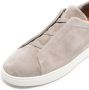 Zegna Triple Stitch suede sneakers Grey - Thumbnail 2