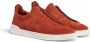 Zegna Triple Stitch suede sneakers Brown - Thumbnail 2
