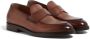Zegna Torino leather loafers Brown - Thumbnail 2