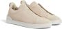 Zegna Triple Stitch leather sneakers Neutrals - Thumbnail 2