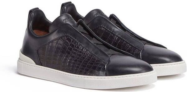 Zegna Triple Stitch™ low-top sneakers Blue