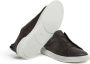 Zegna SECONDSKIN Triple Stitch leather sneakers Brown - Thumbnail 3