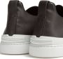 Zegna SECONDSKIN Triple Stitch leather sneakers Brown - Thumbnail 5