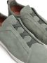 Zegna Triple Stitch suede sneakers Green - Thumbnail 5