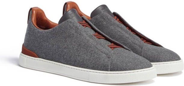Zegna Triple Stitch™ low-top sneakers Grey
