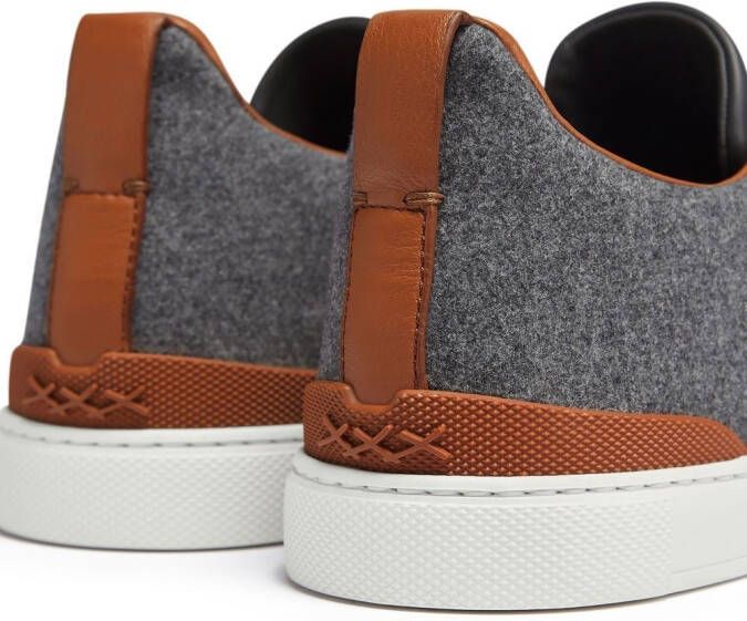 Zegna Triple Stitch™ low-top sneakers Grey