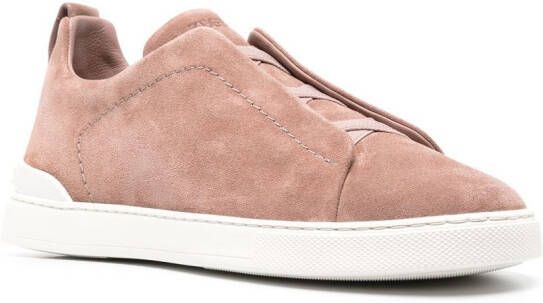 Zegna Triple Stitch™ low top sneakers Pink